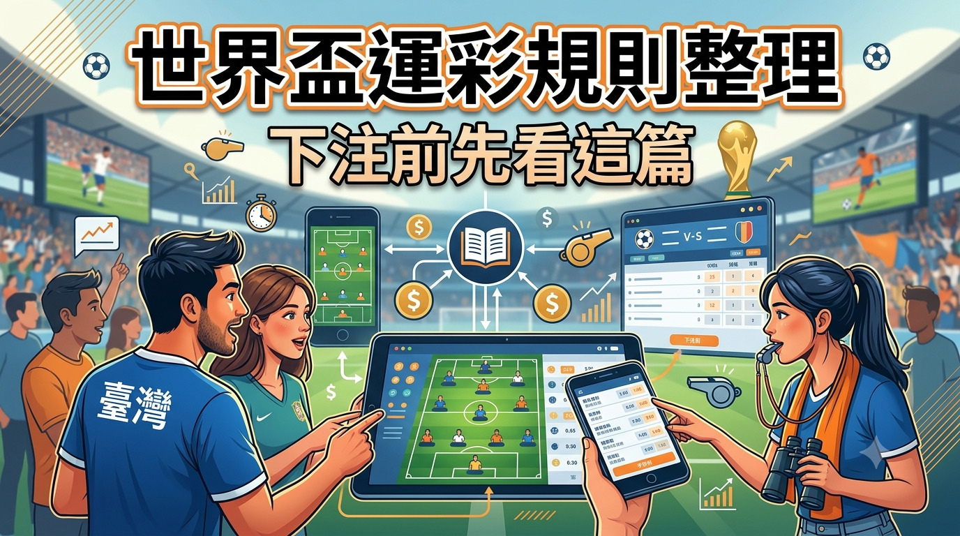 世界盃運彩規則整理：下注前先看這篇